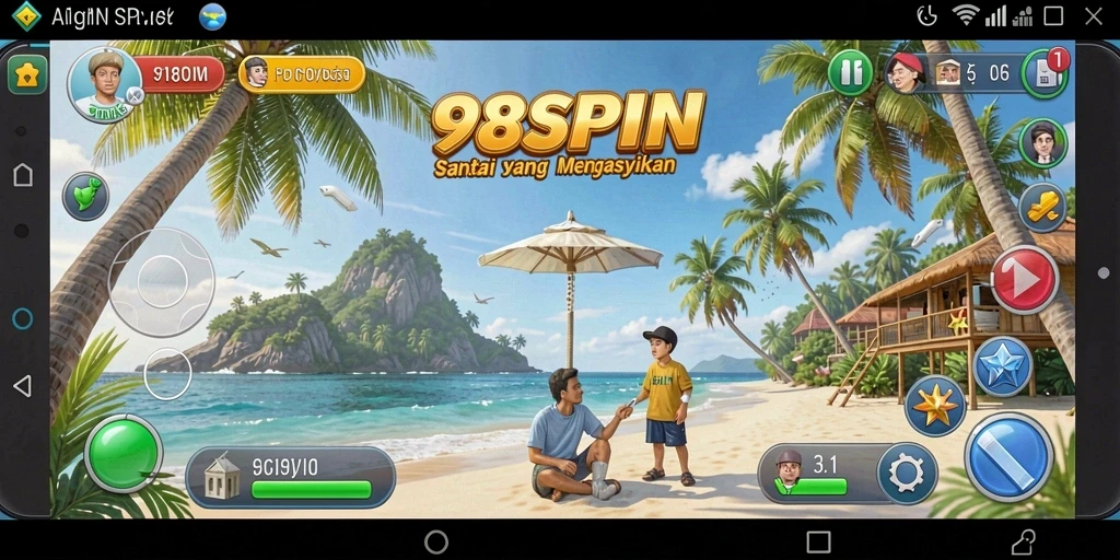 Screenshot gameplay 98SPIN yang menarik dan penuh warna.