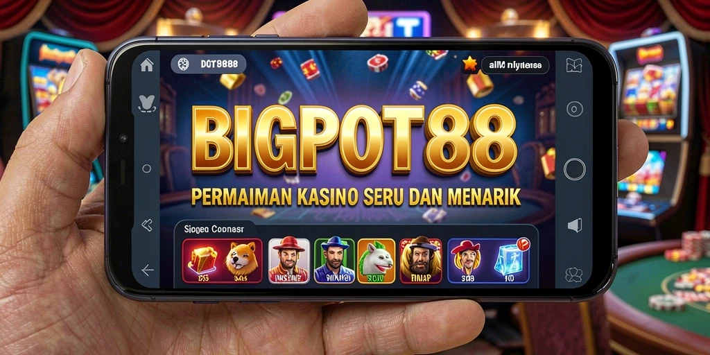 Tampilan gameplay seru di BIGPOT88 dengan berbagai pilihan permainan Kasino.