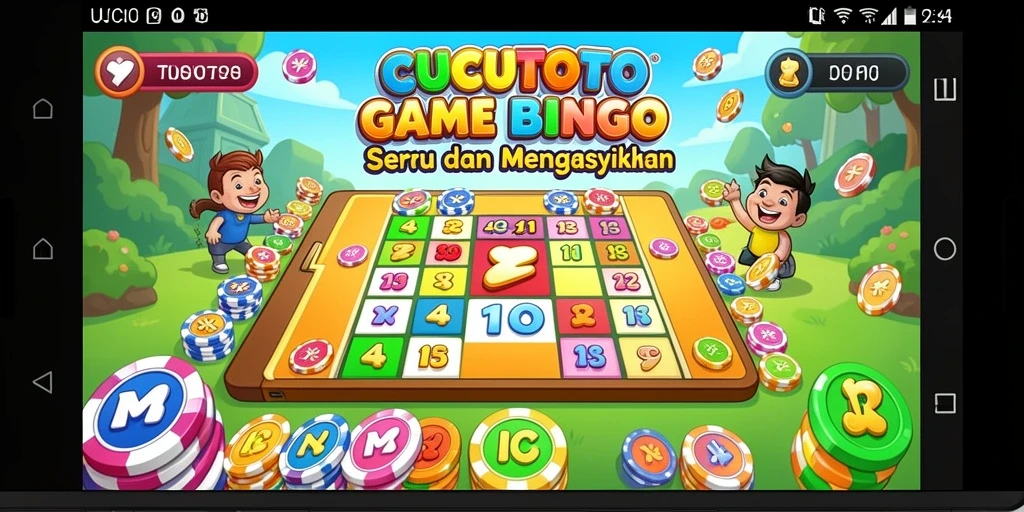 Screenshot CUCUTOTO menampilkan gameplay Bingo yang menarik dan interaktif.
