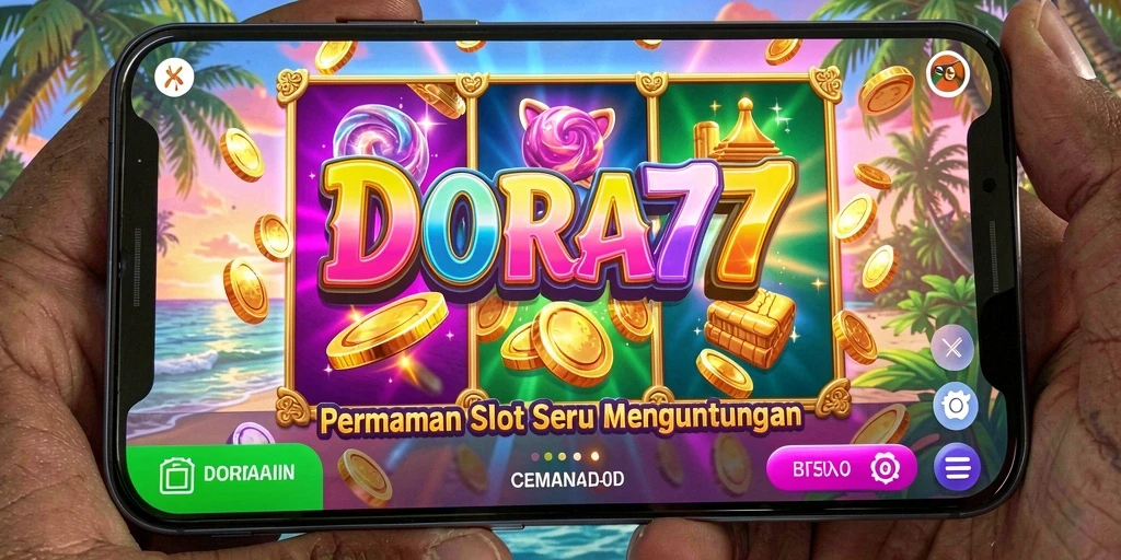 Tampilan gameplay DORA77 yang menarik dengan tema Slot yang bervariasi.