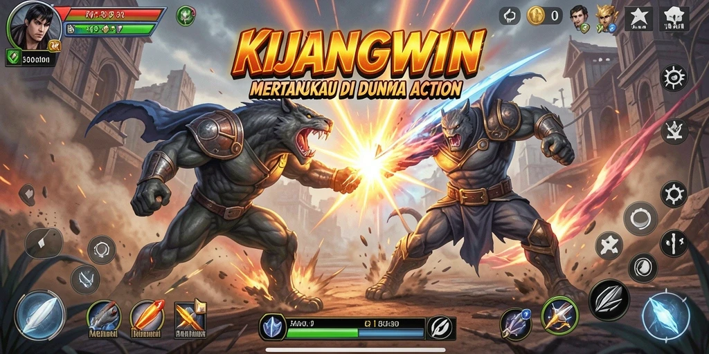 Tampilan gameplay KIJANGWIN yang seru dan penuh aksi.