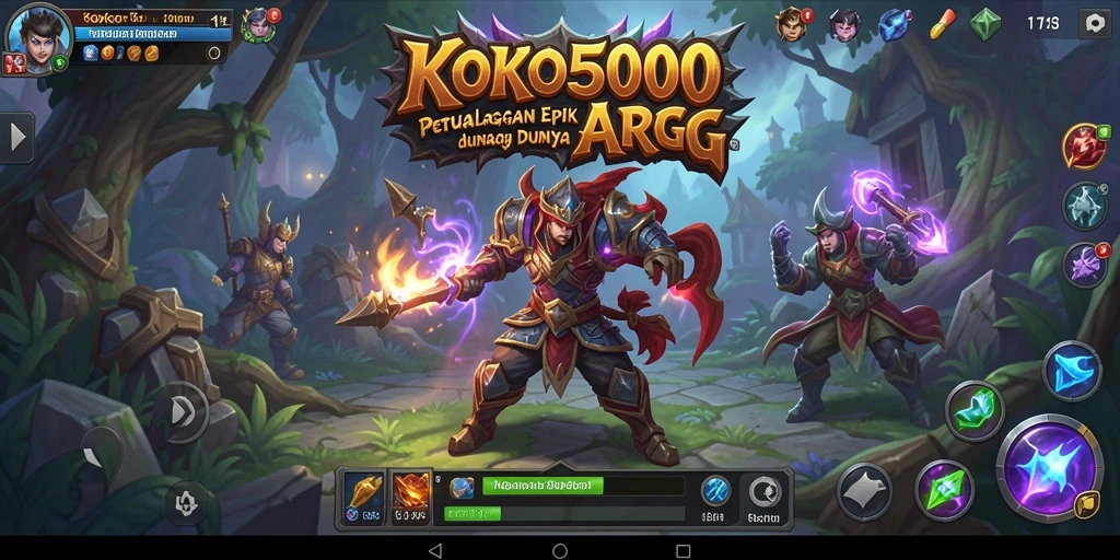 Tampilan aksi mendebarkan dalam KOKO5000 yang penuh petualangan.