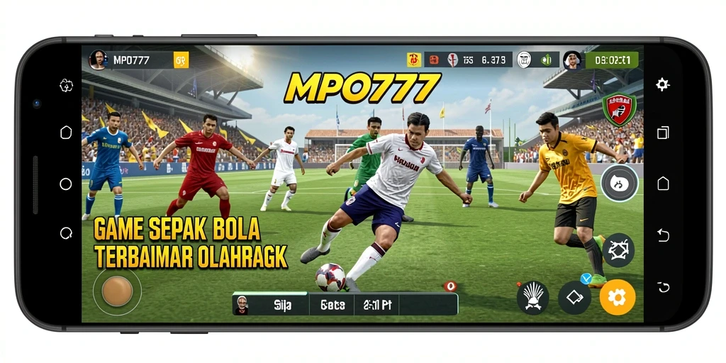 Tampilan gameplay MPO777 yang menarik dalam pertandingan sepak bola.