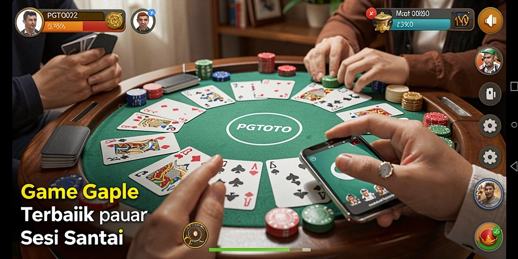 Screenshot gameplay Gaple dari PGTOTO yang menarik.