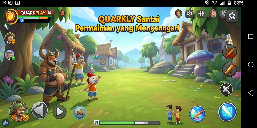 Tampilan menarik dalam gameplay QUARKPLAY yang menyenangkan.