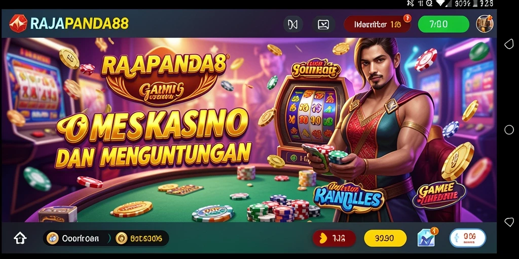 Tampilan menarik dari gameplay Kasino dalam RAJAPANDA88.