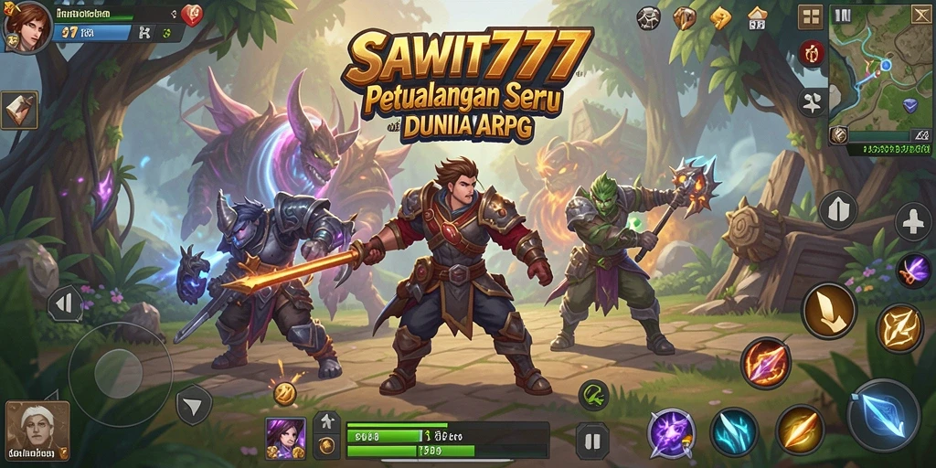 Tampilan gameplay dinamis dan menarik di SAWIT777.