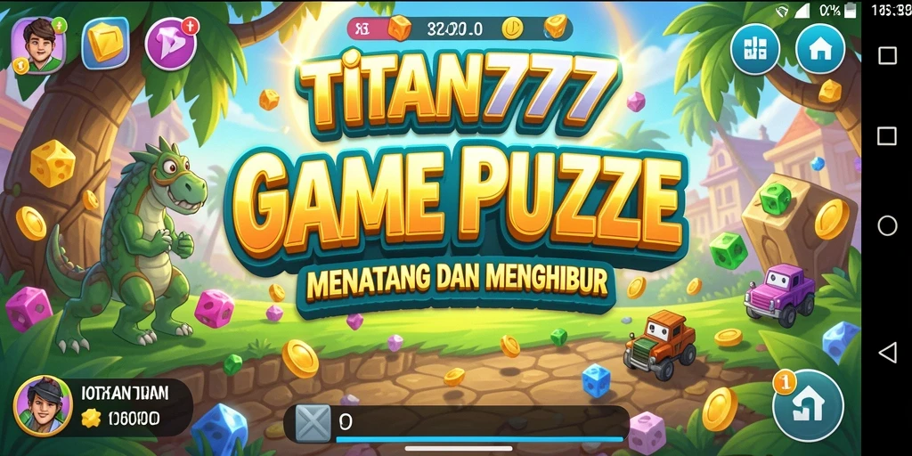 Screenshot utama menunjukkan gameplay menantang dari TITAN777.